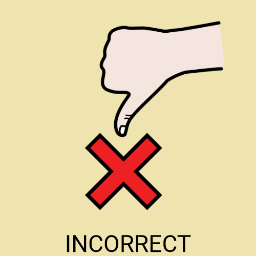 Incorrect